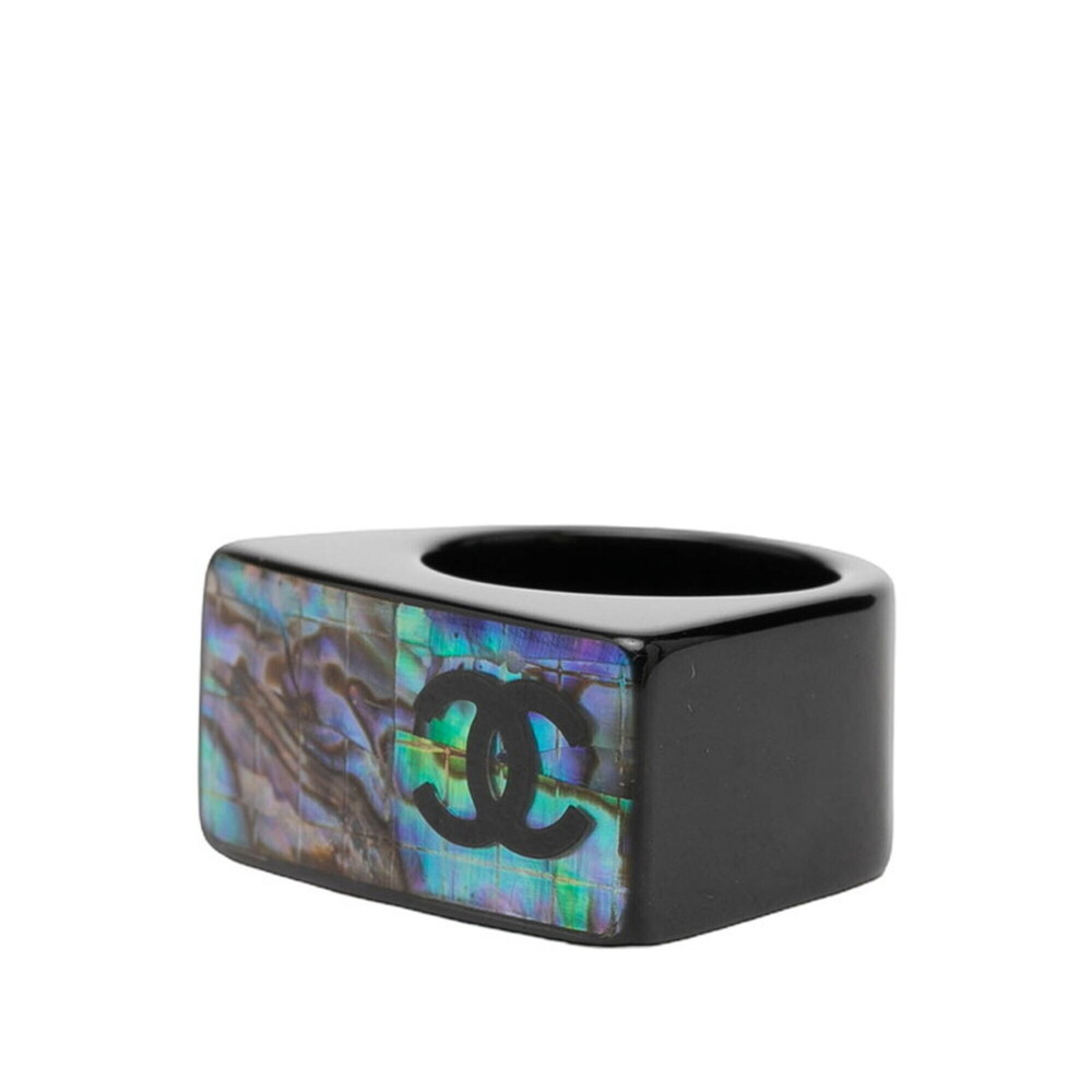 CHANEL Black Logo Ring - Picture 2 of 4
